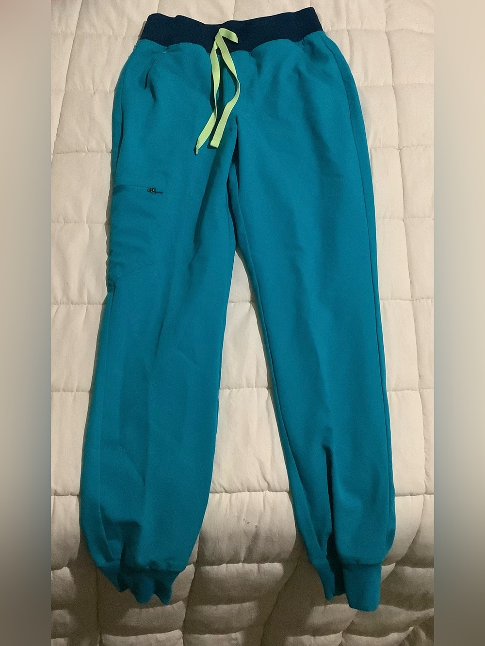 Figs Scrub Zamora Joggers Teal Womens XS